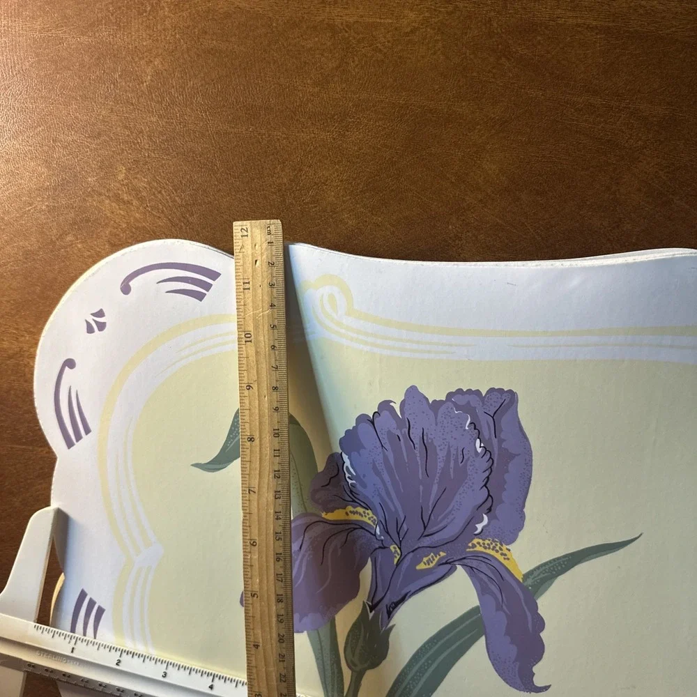 Iris Vinyl Place Mats Set Of 8